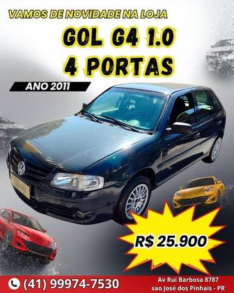 VOLKSWAGEN GOL 1.0 MI 8V FLEX 4P MANUAL G.IV VOLKSWAGEN GOL 1.0 MI 8V FLEX 4P MANUAL G.IV